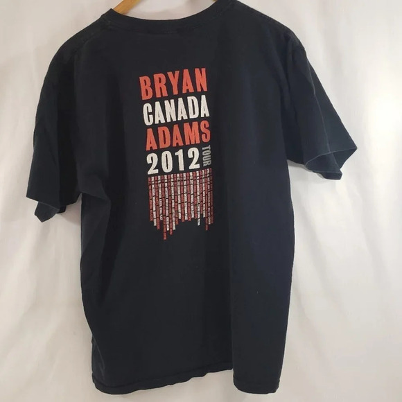 Bryan Adams  Concert Tour T Shirt 2012 Mens L - Picture 2 of 5